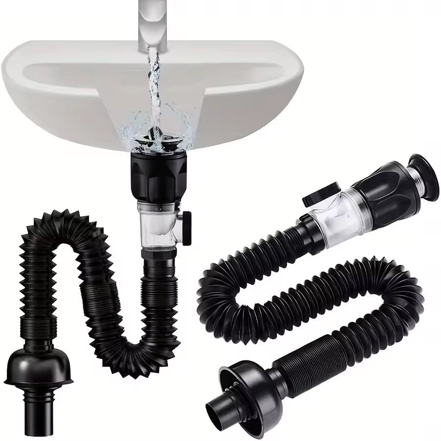 Siphon d’évier anti-odeur et anti-retour