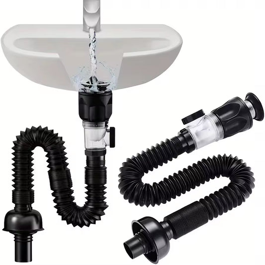 Siphon d’évier anti-odeur et anti-retour